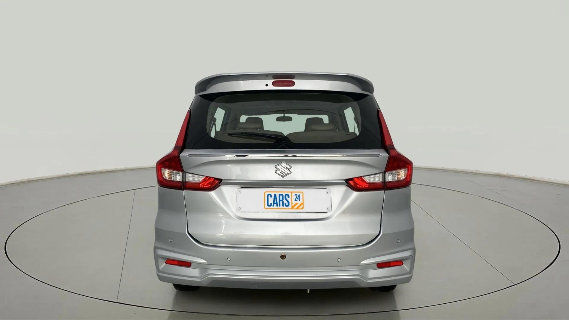 Rear view of a Maruti Suzuki Ertiga
