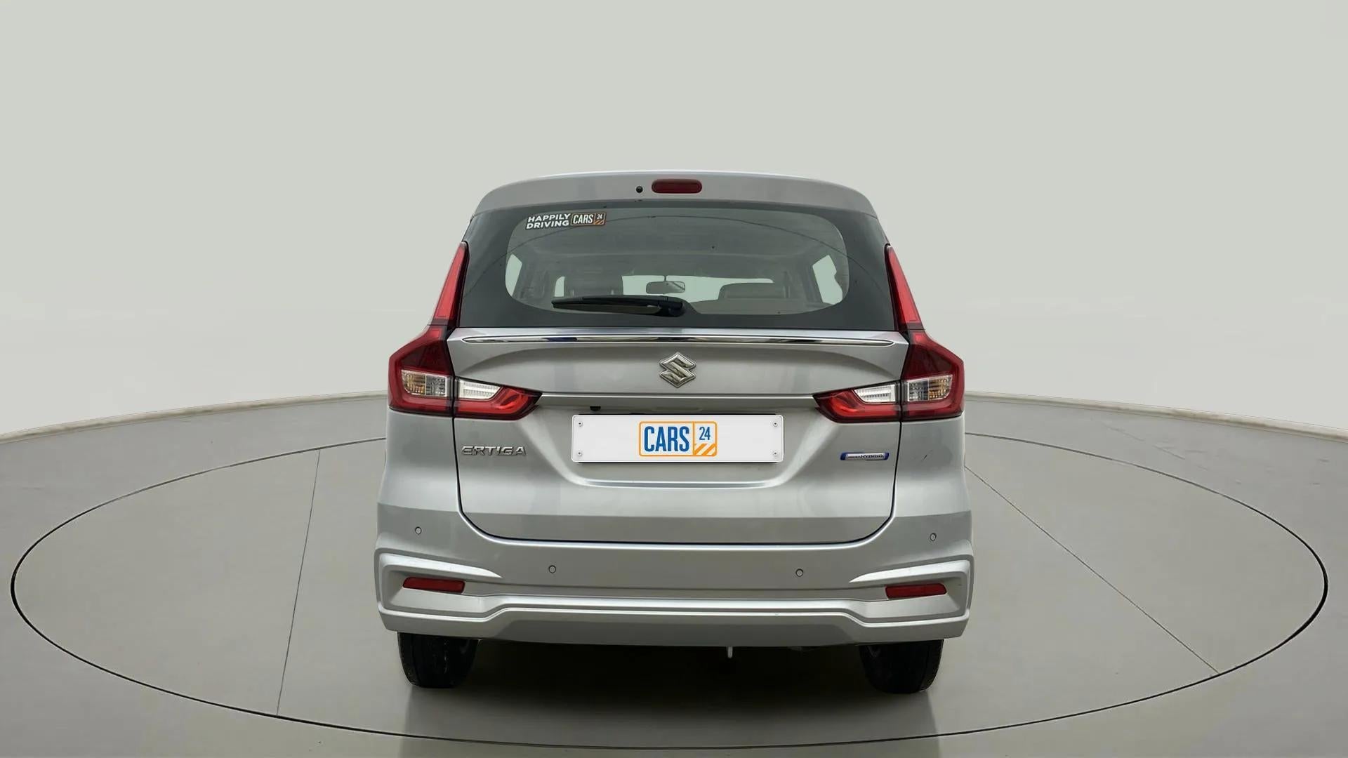 Rear view of a Maruti Suzuki Ertiga
