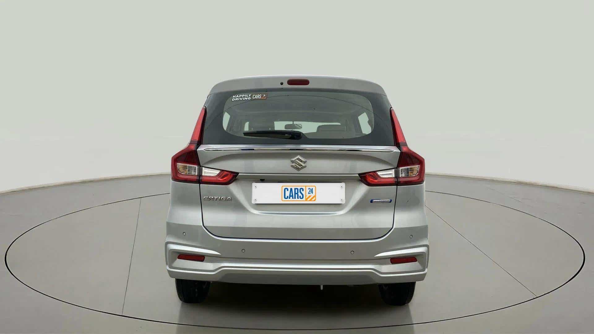 Rear view of a Maruti Suzuki Ertiga