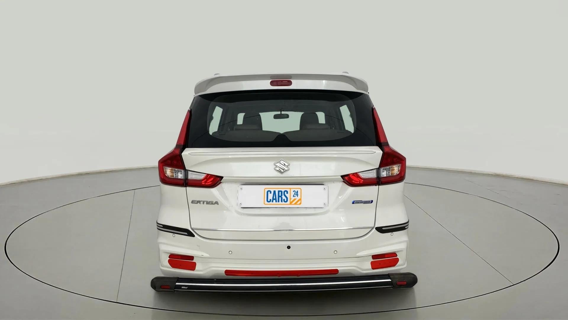 Rear view of a Maruti Suzuki Ertiga
