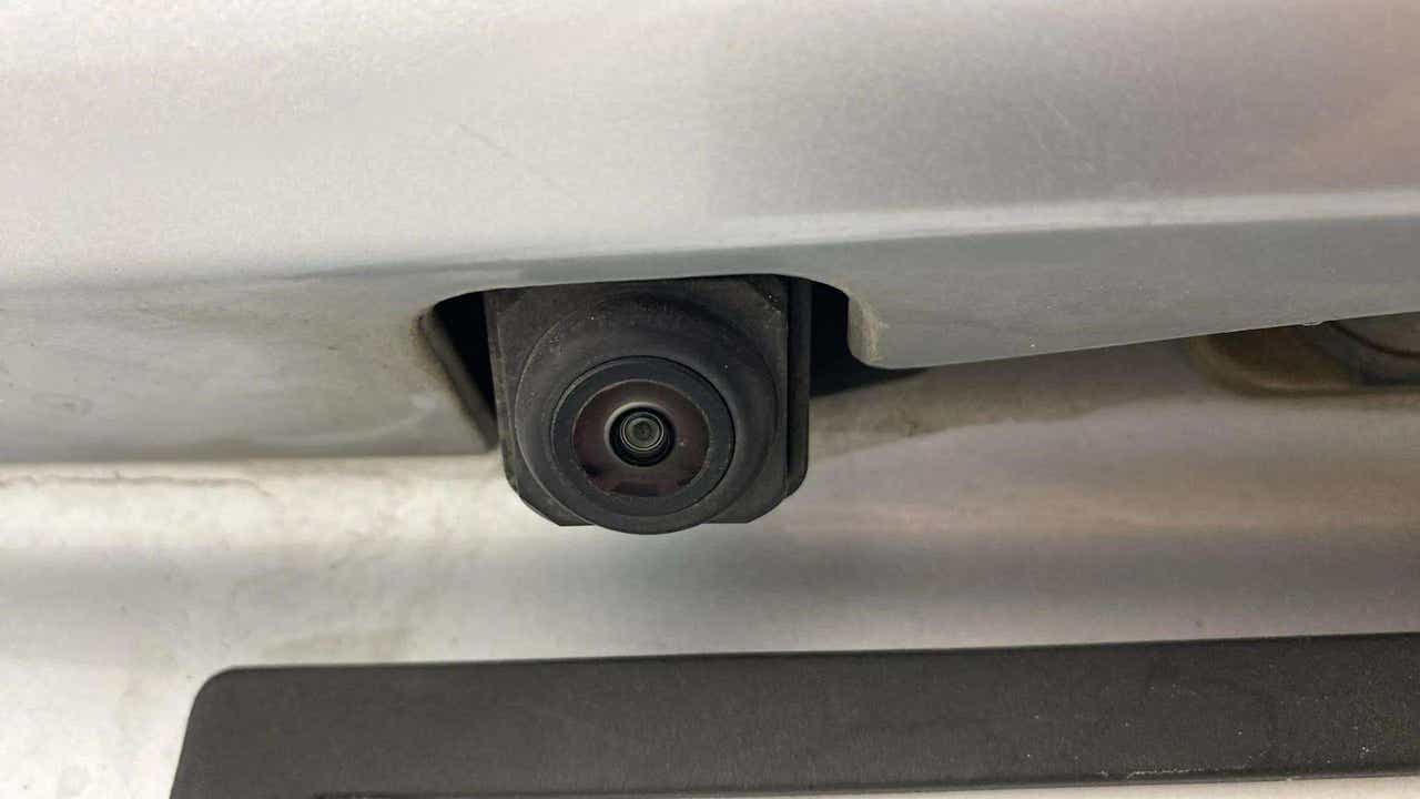 Close-up of a rear camera on a Maruti Suzuki Ertiga