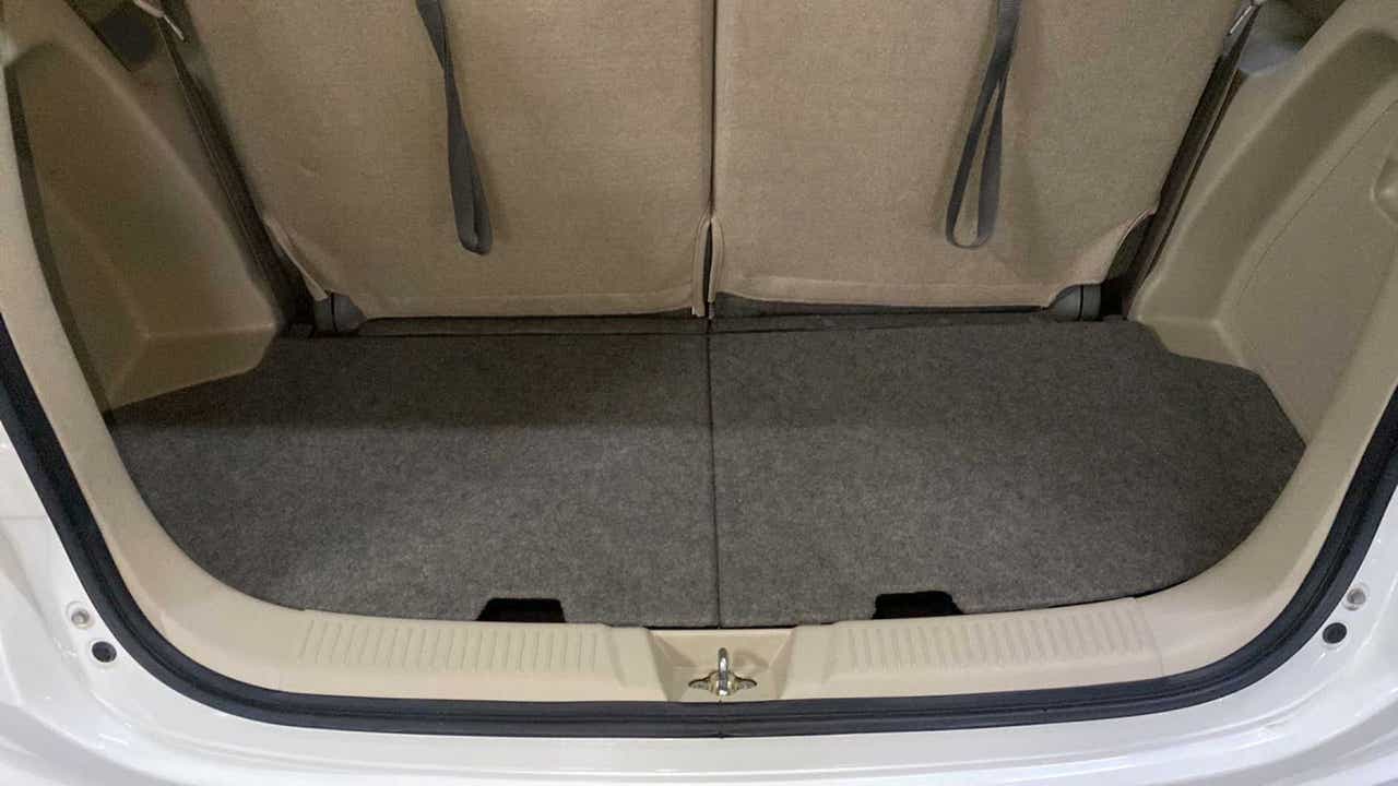 Boot space view of a Maruti Suzuki Ertiga