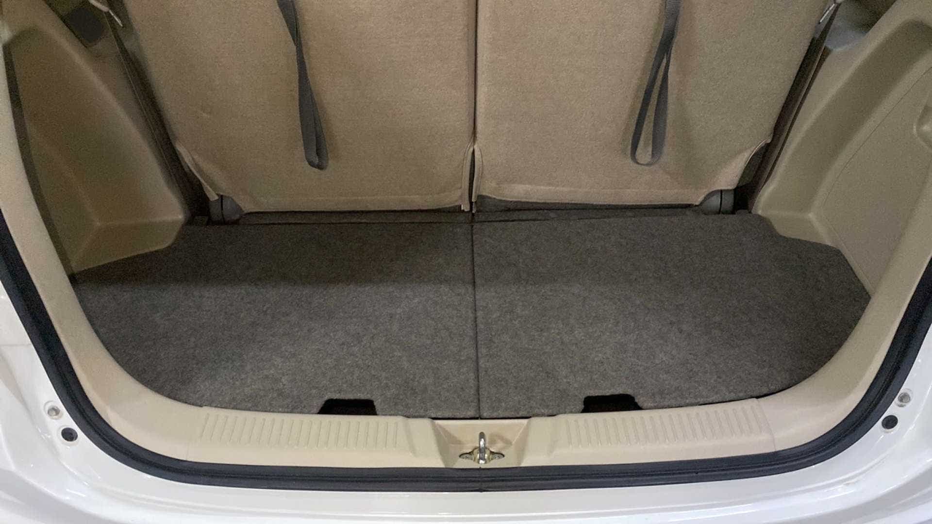 Boot space view of a Maruti Suzuki Ertiga