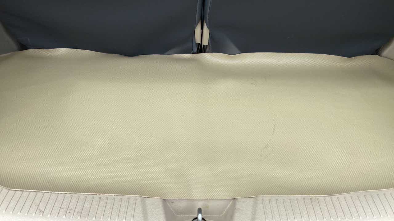 Boot space of a Maruti Suzuki Ertiga