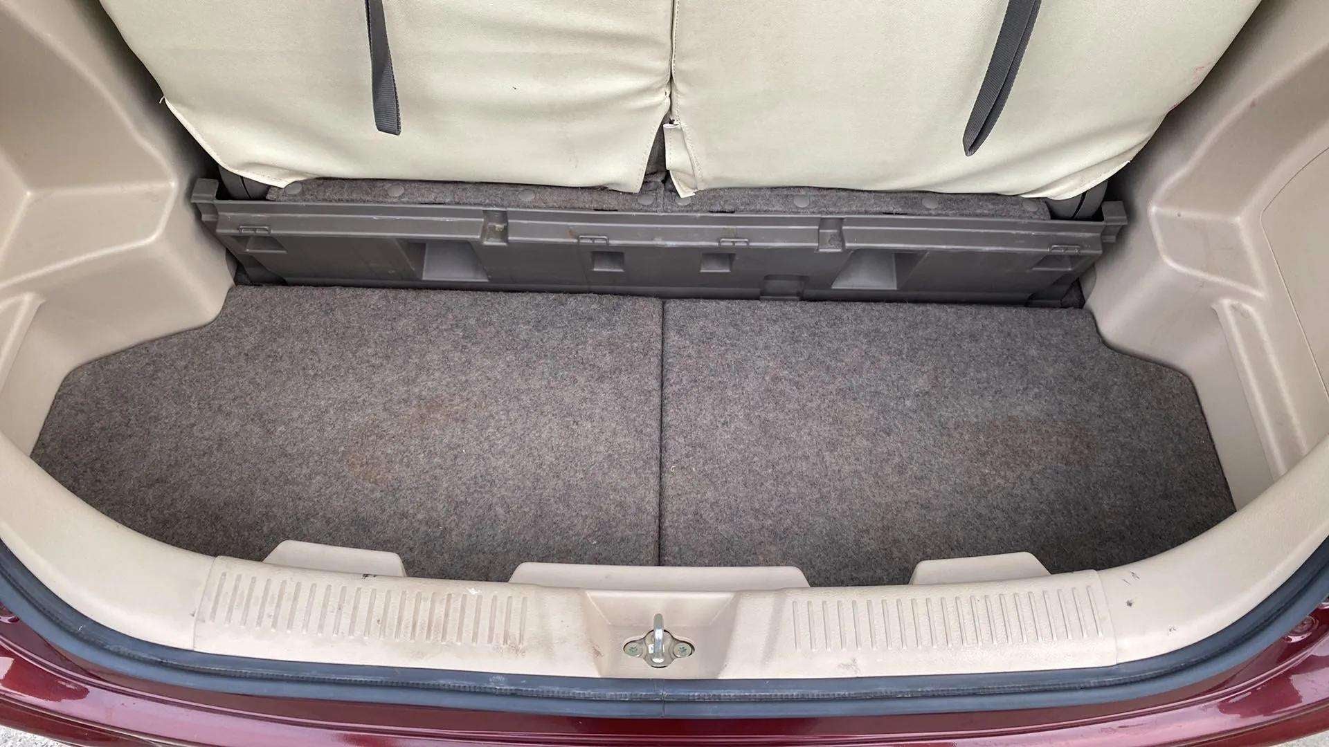 Boot space of a Maruti Suzuki Ertiga