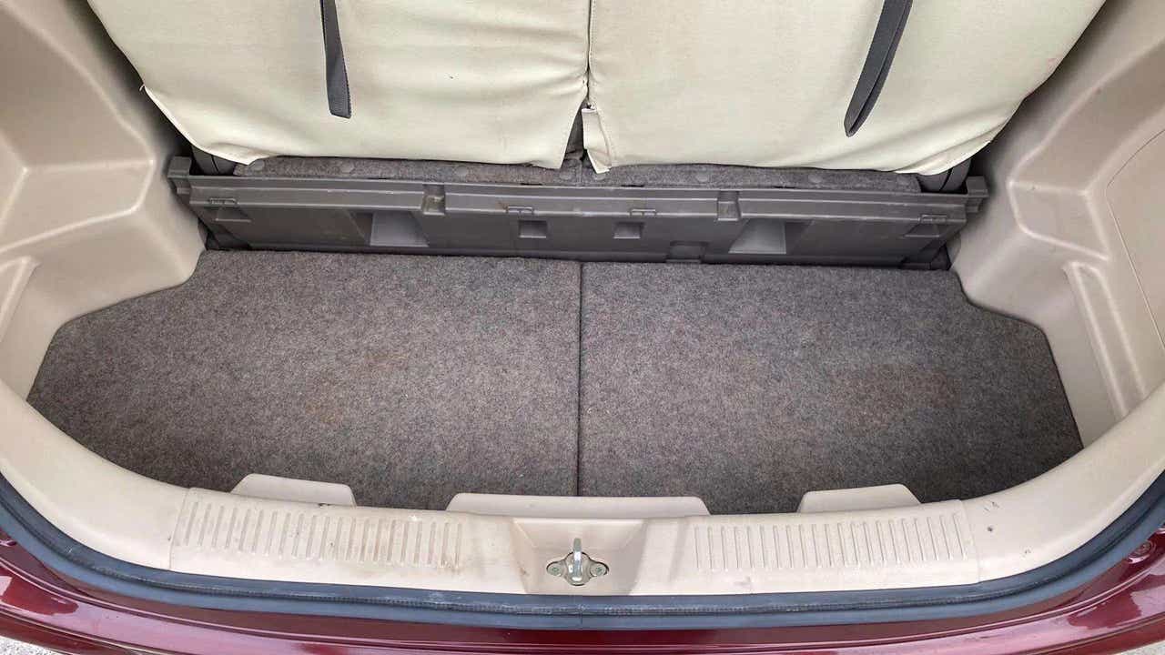 Boot space of a Maruti Suzuki Ertiga