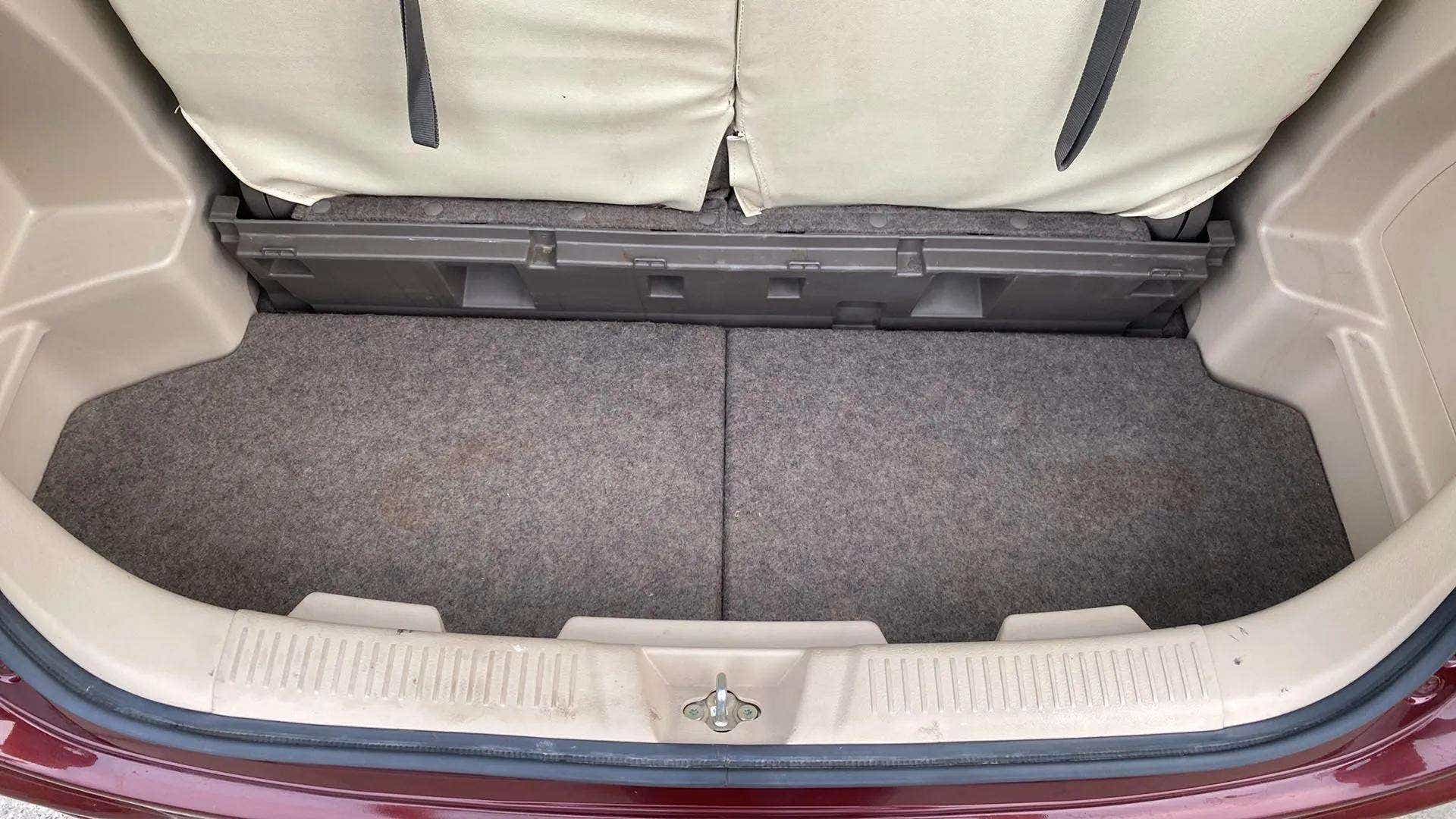 Boot space of a Maruti Suzuki Ertiga