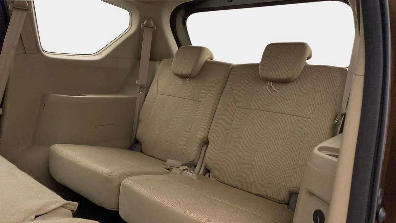 Rear seat view of a Maruti Suzuki Ertiga
