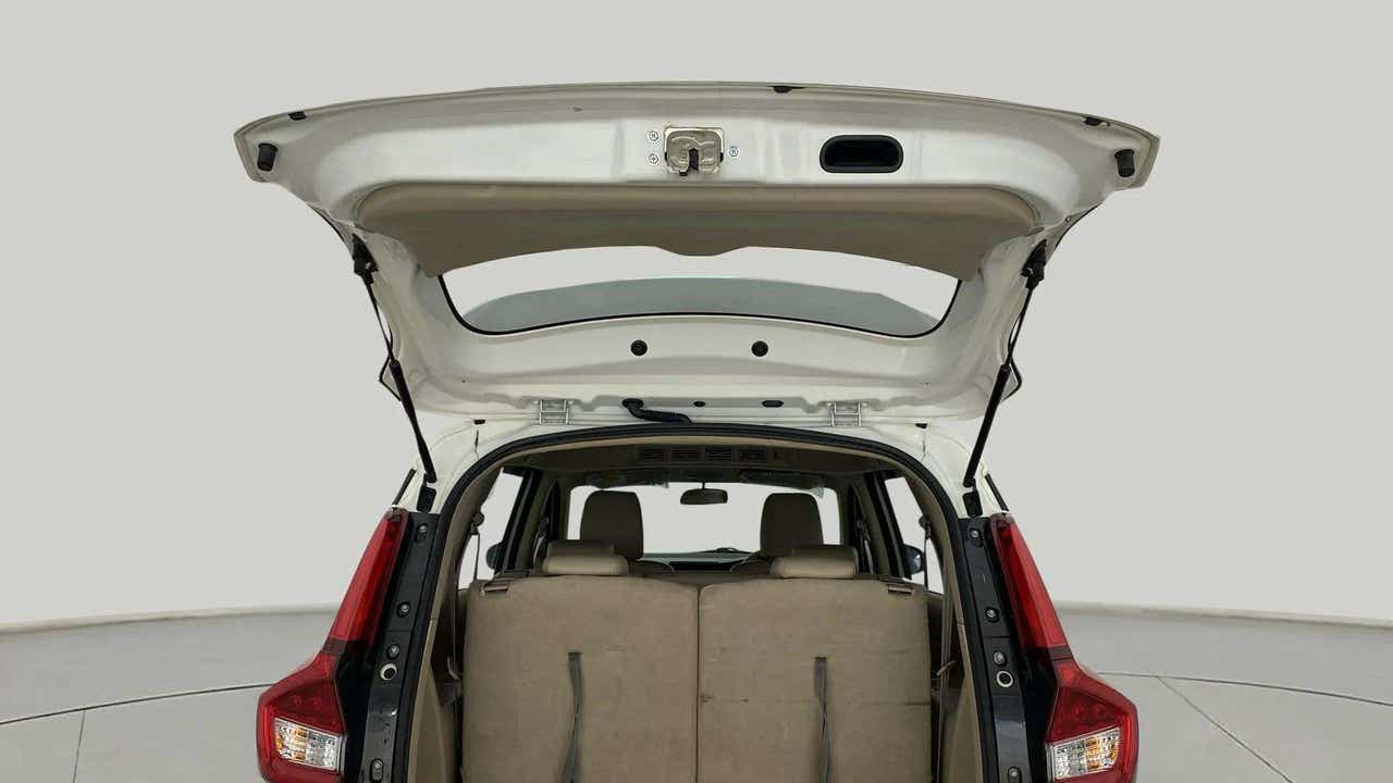 Boot open view of a Maruti Suzuki Ertiga