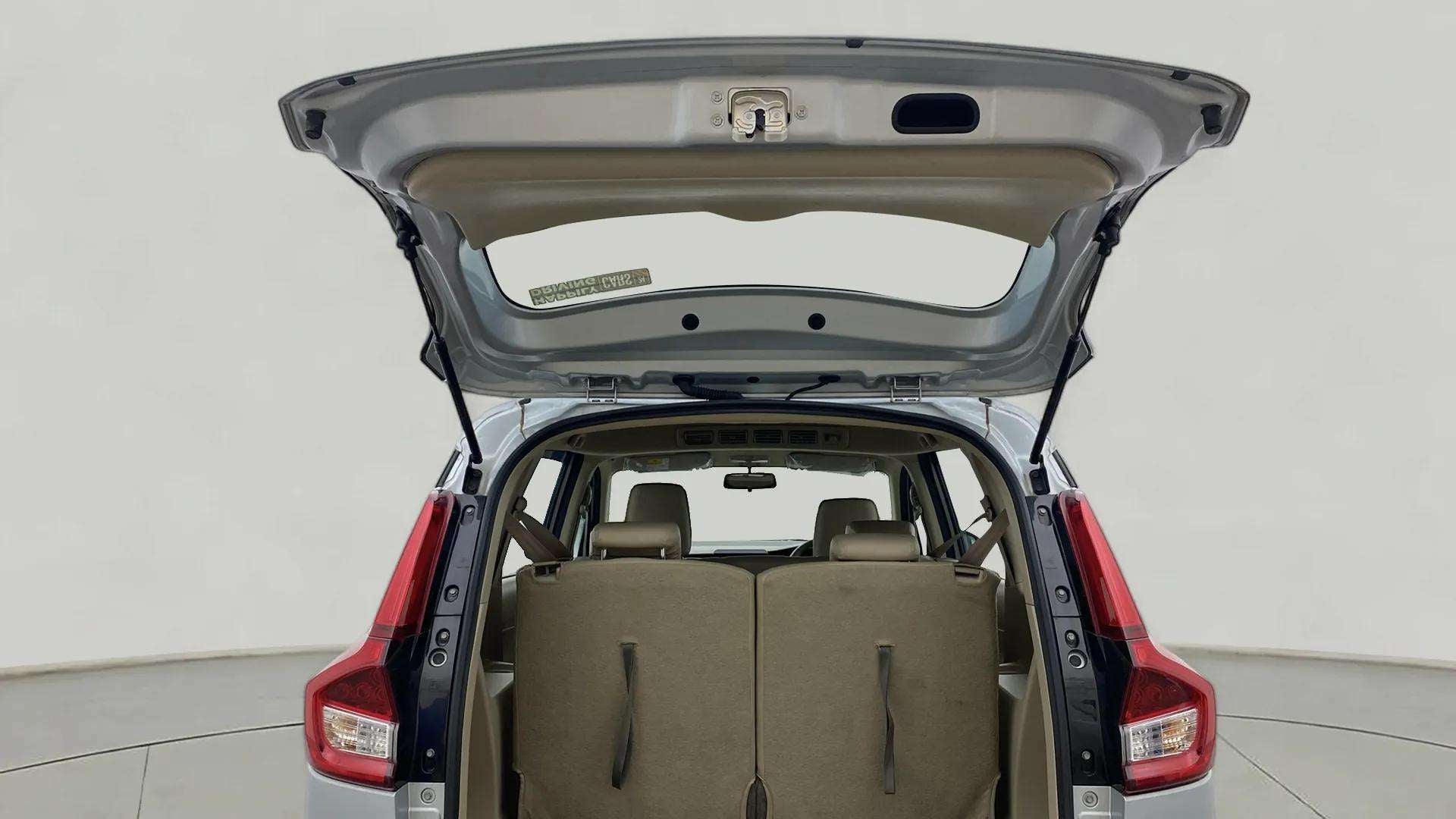 Boot space view of a Maruti Suzuki Ertiga
