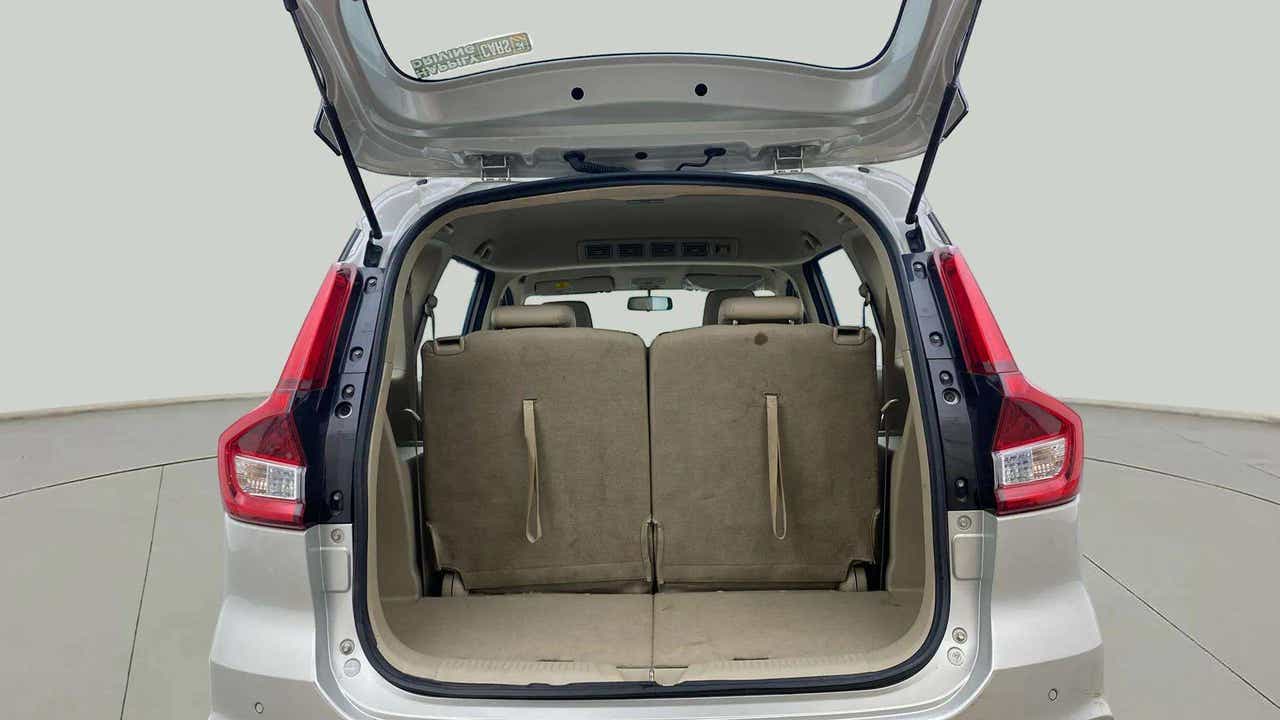 Boot space view of a Maruti Suzuki Ertiga