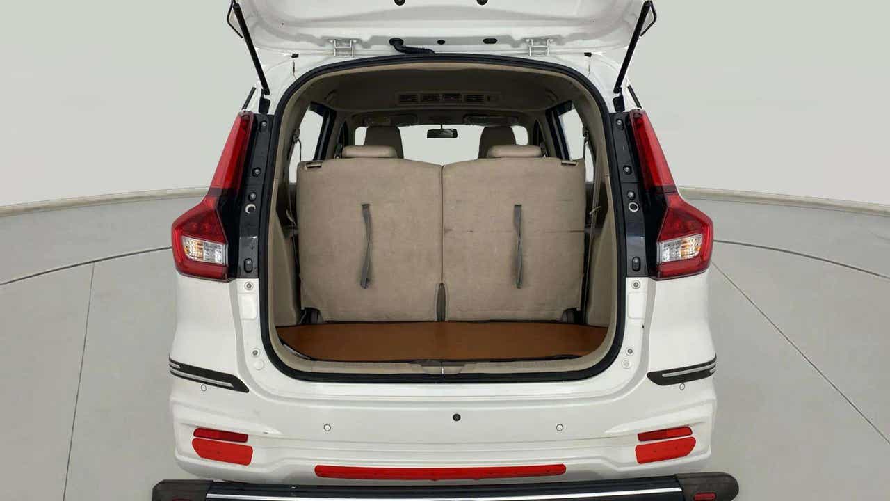 Boot space view of a Maruti Suzuki Ertiga