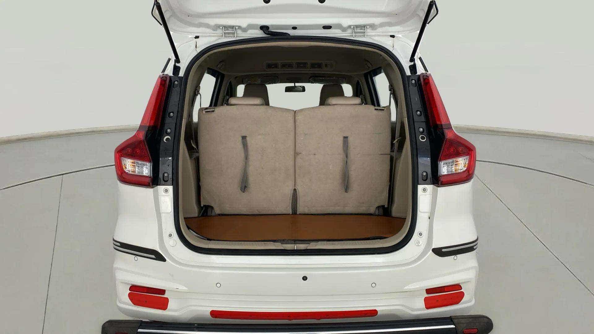 Boot space view of a Maruti Suzuki Ertiga