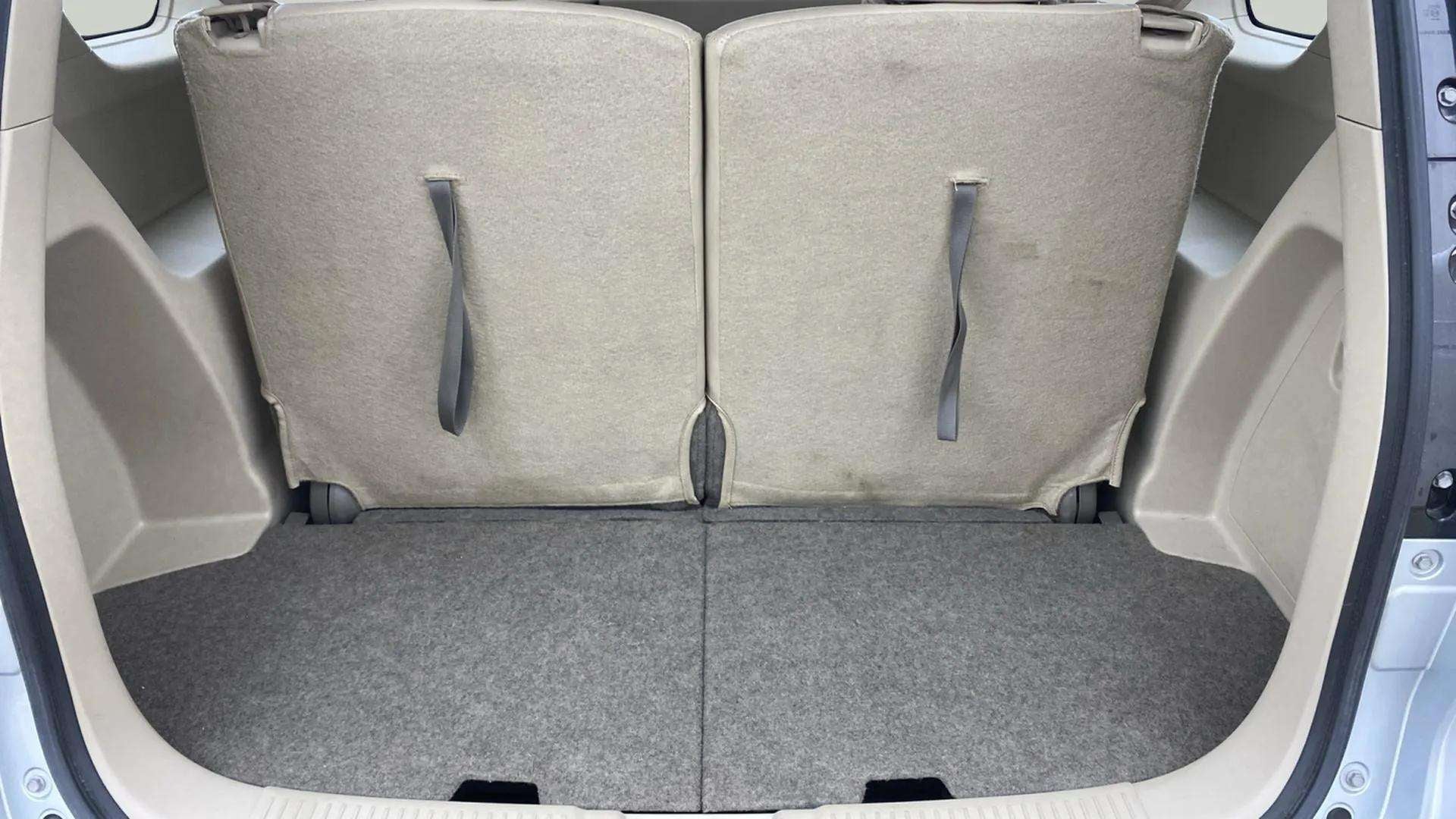 Boot space view of a Maruti Suzuki Ertiga