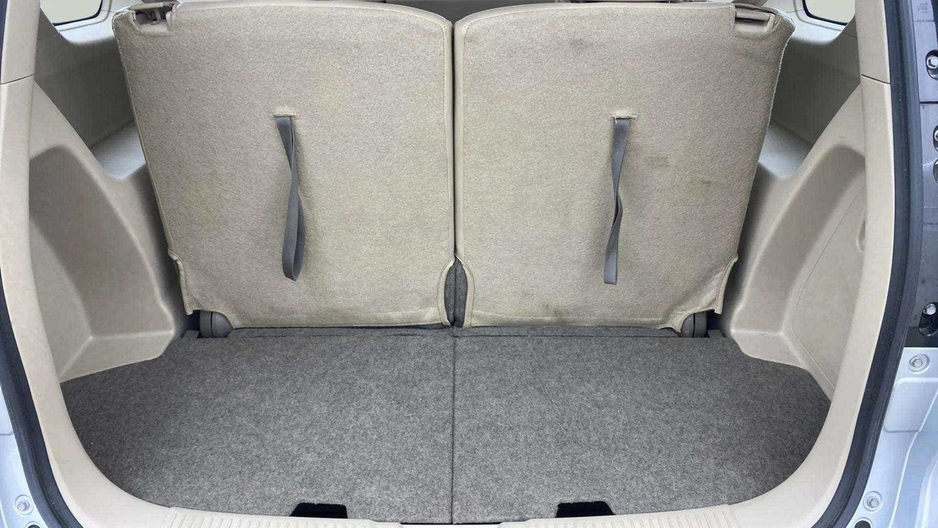 Boot space view of a Maruti Suzuki Ertiga