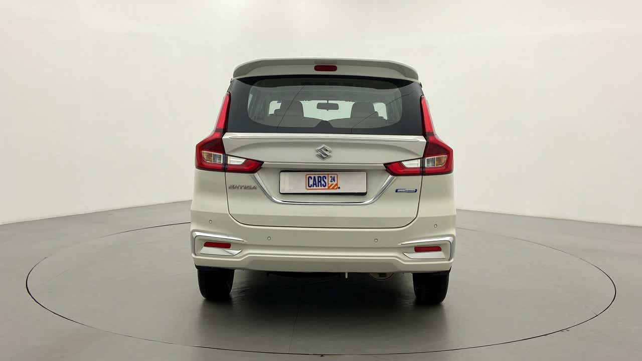 Rear view of a Maruti Suzuki Ertiga