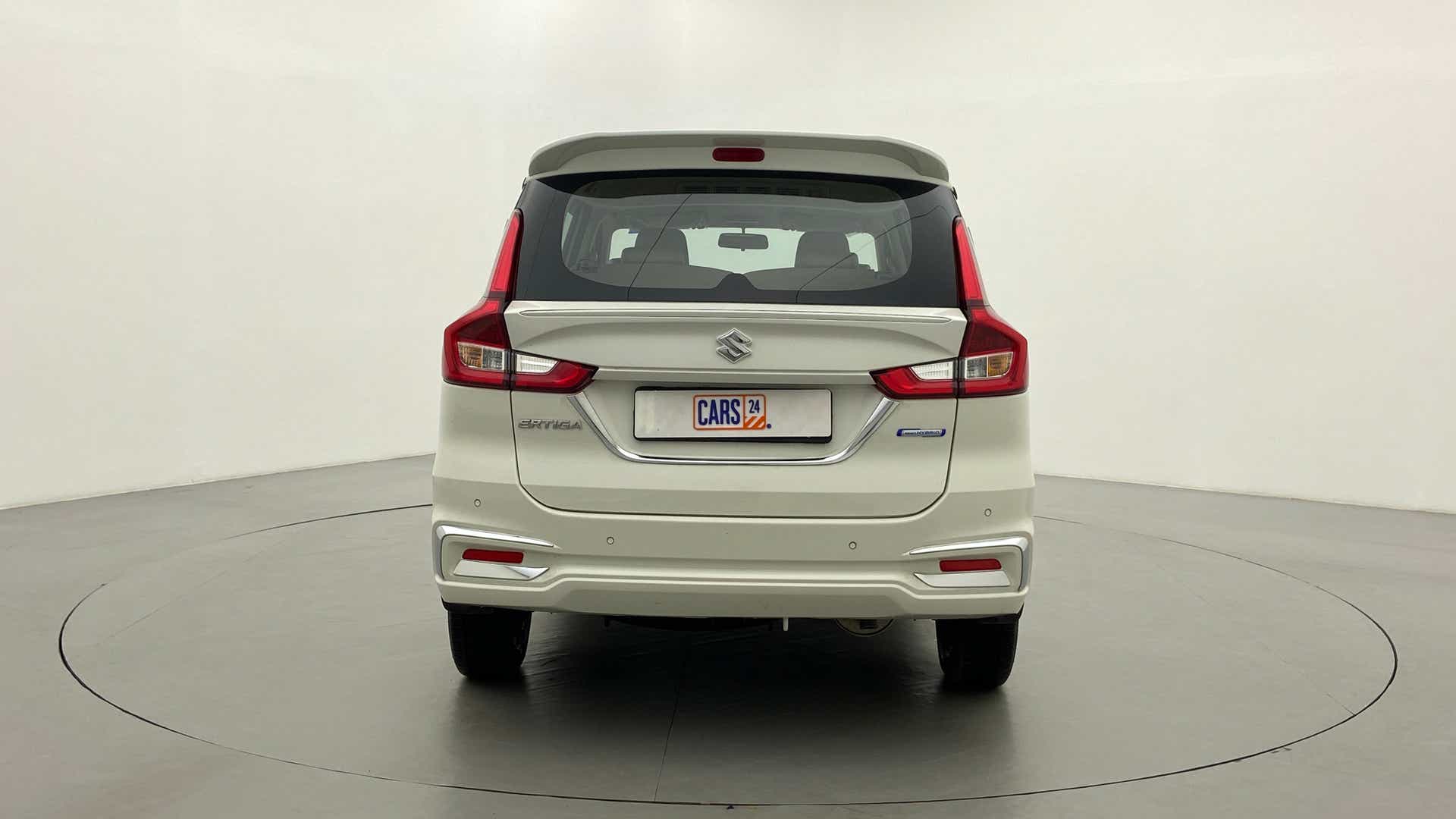 Rear view of a Maruti Suzuki Ertiga