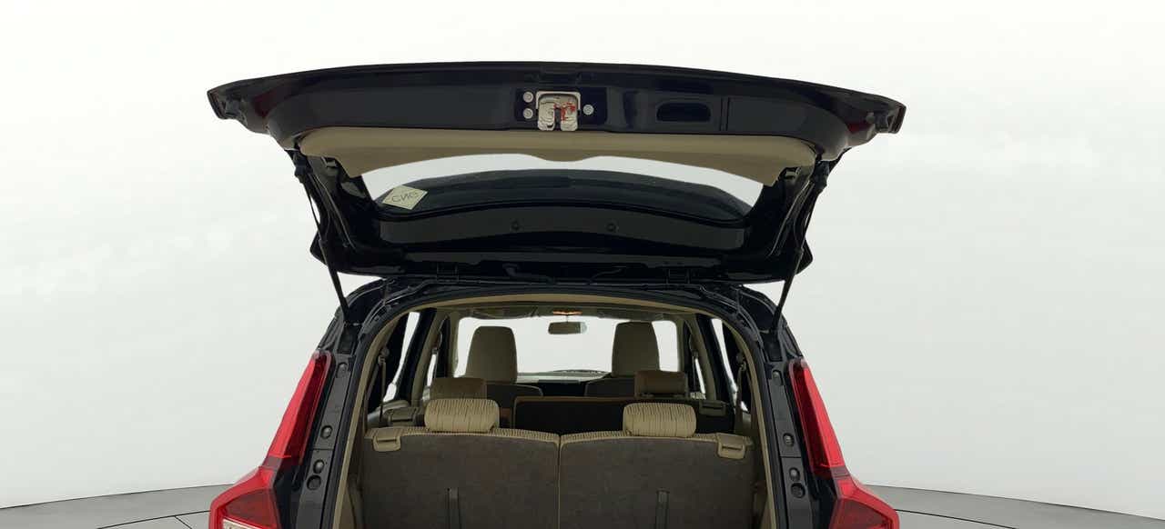 Open boot view of a Maruti Suzuki Ertiga