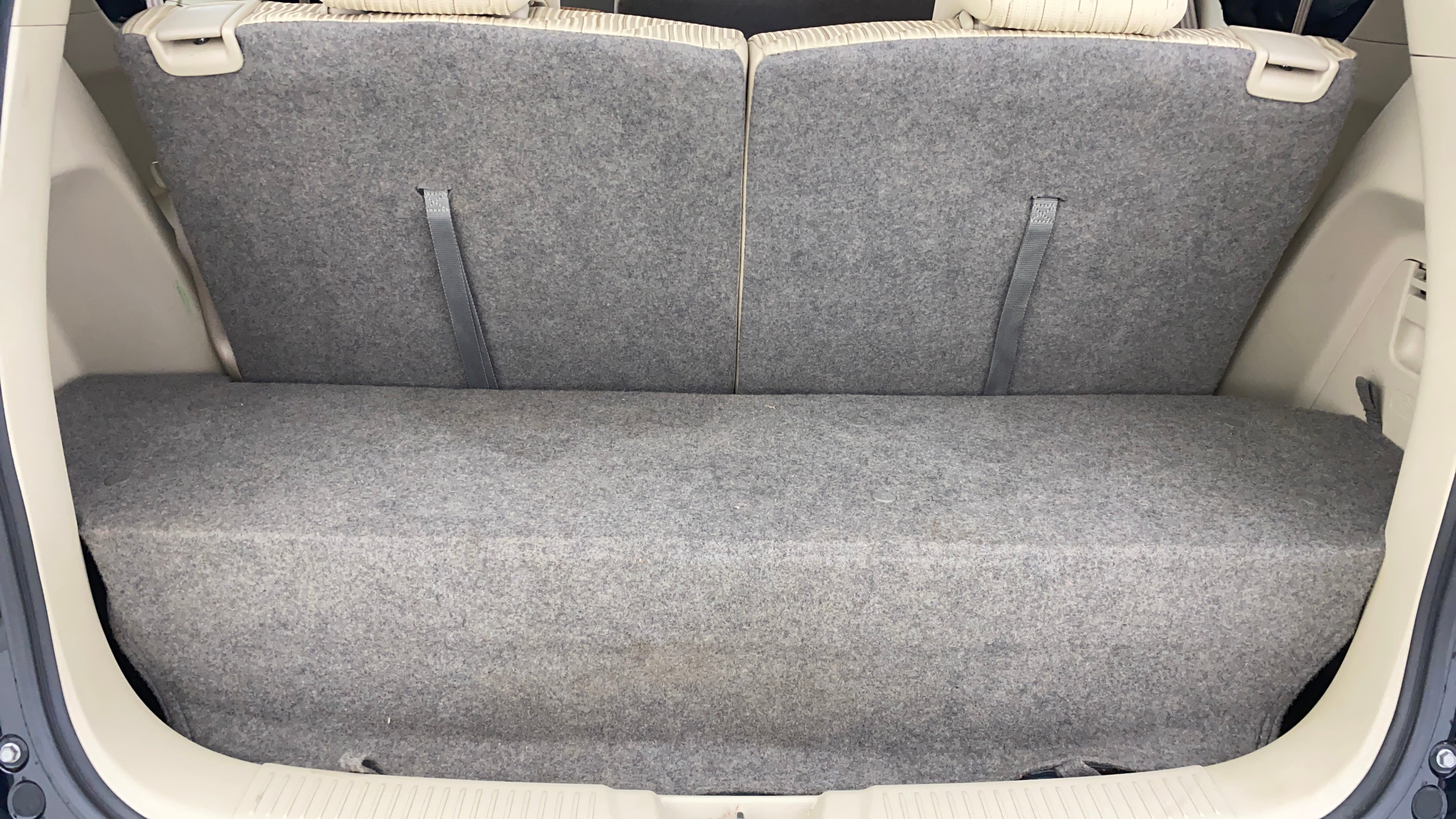 Boot space view of a Maruti Suzuki Ertiga