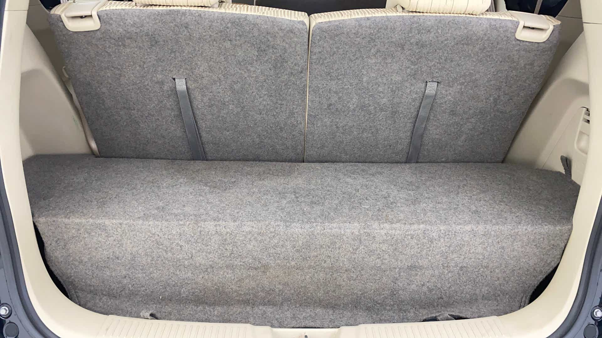 Boot space view of a Maruti Suzuki Ertiga