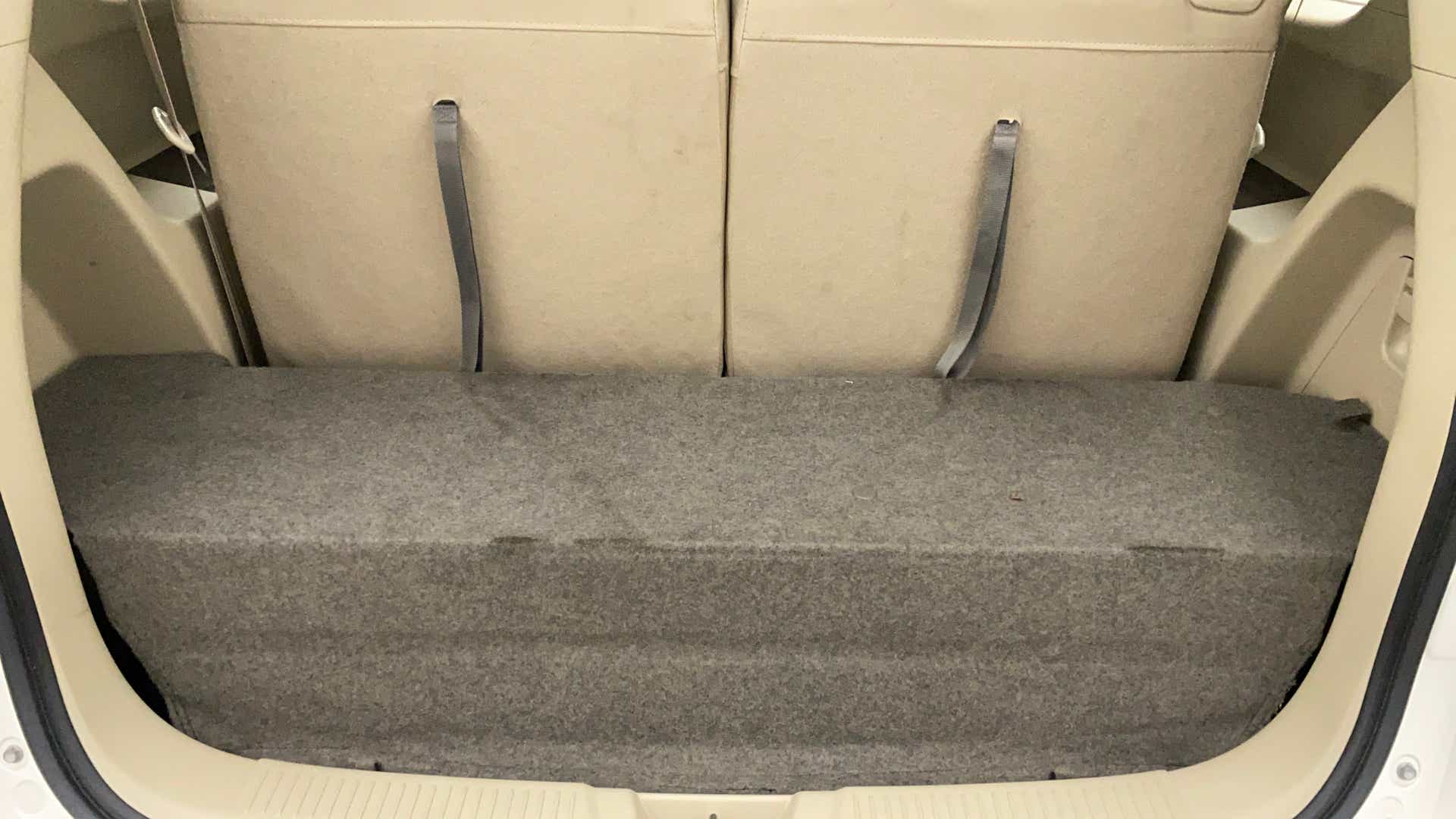 Boot area of a Maruti Suzuki Ertiga