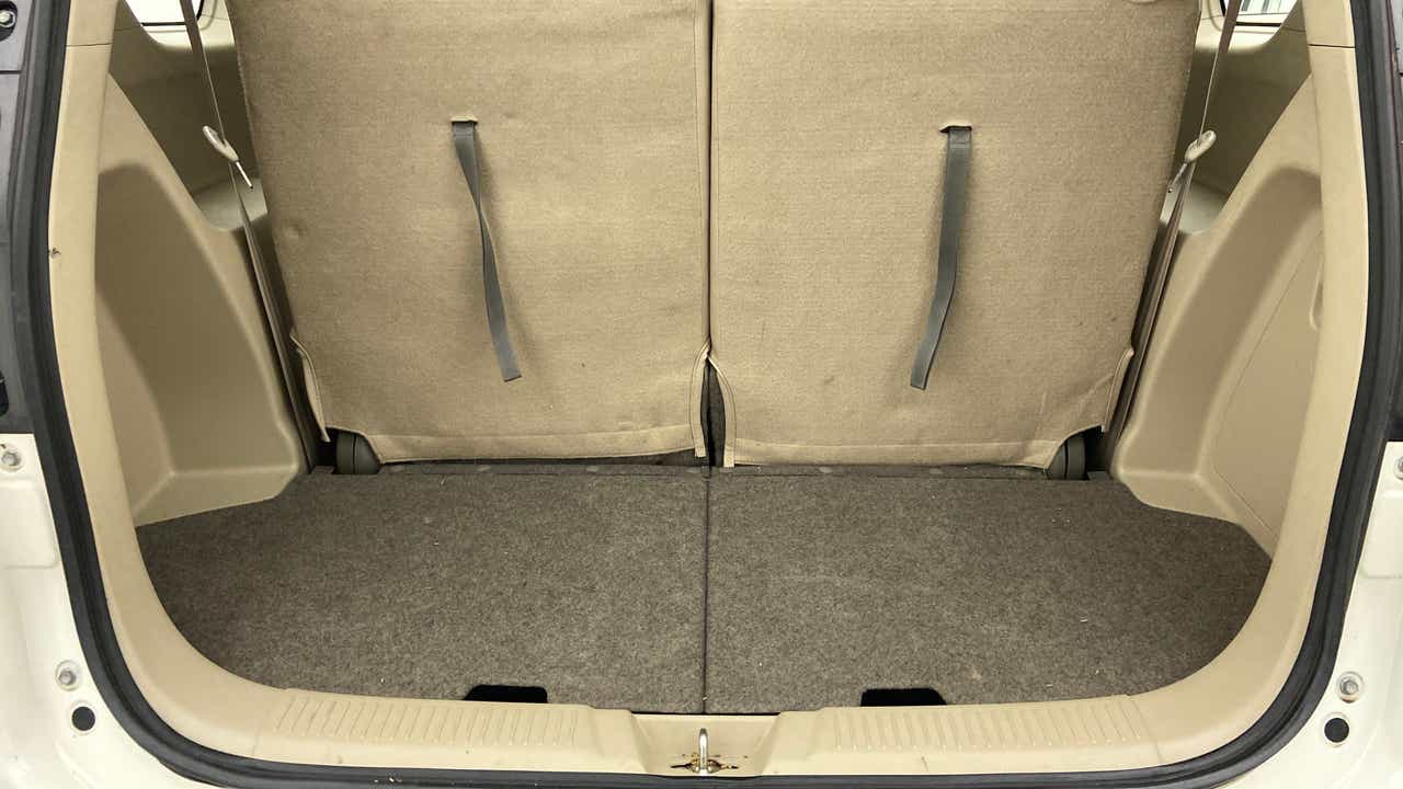 Boot space of a Maruti Suzuki Ertiga