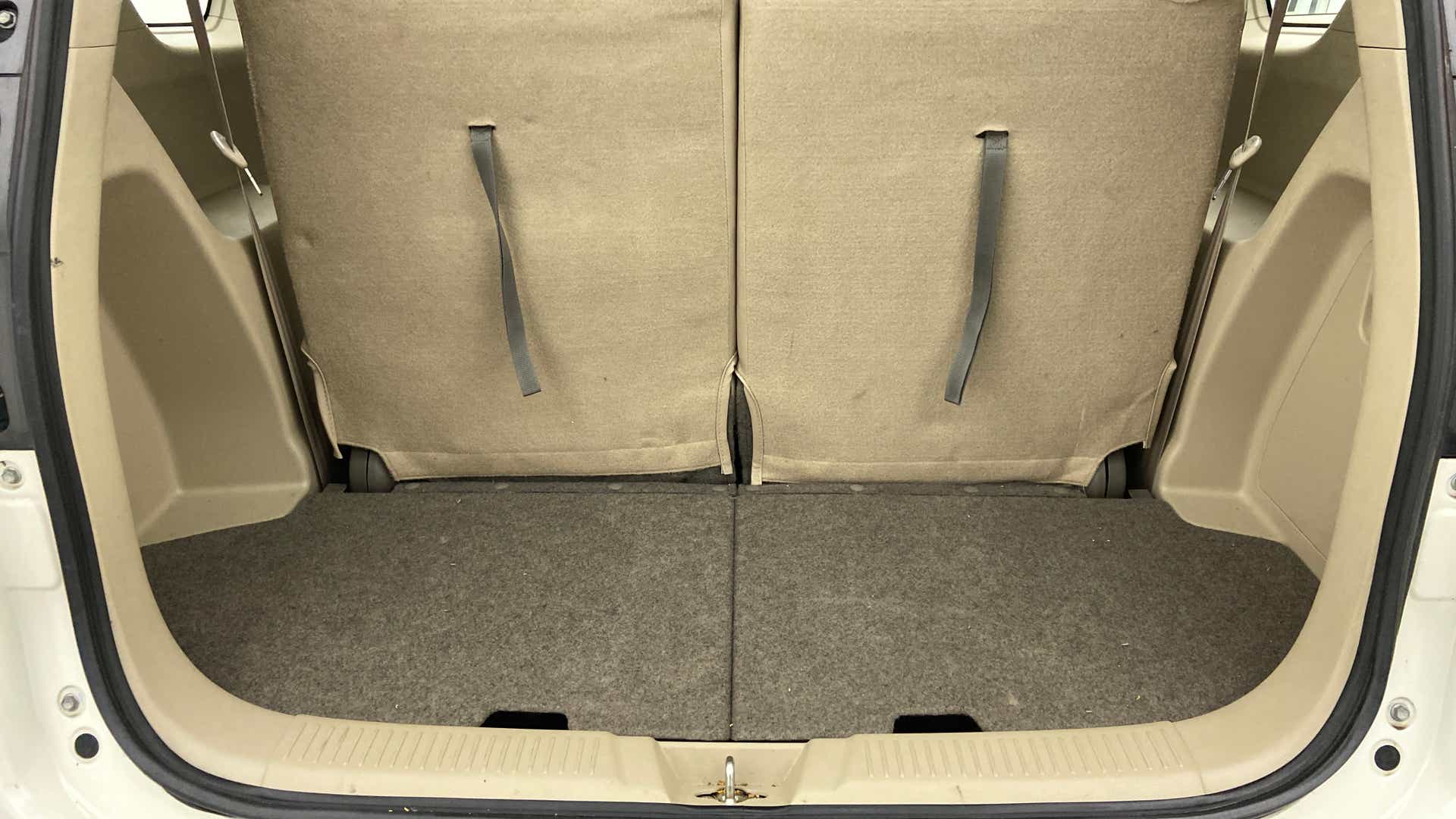 Boot space of a Maruti Suzuki Ertiga