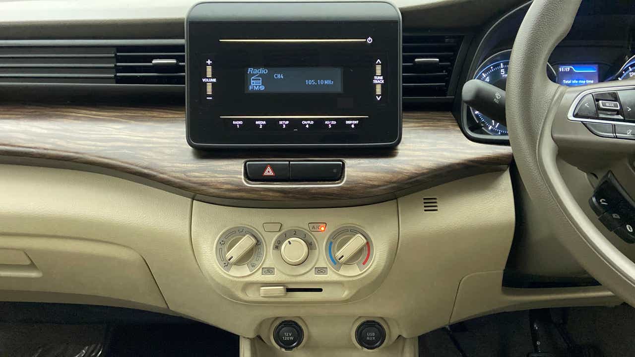 Interior dashboard of a Maruti Suzuki Ertiga
