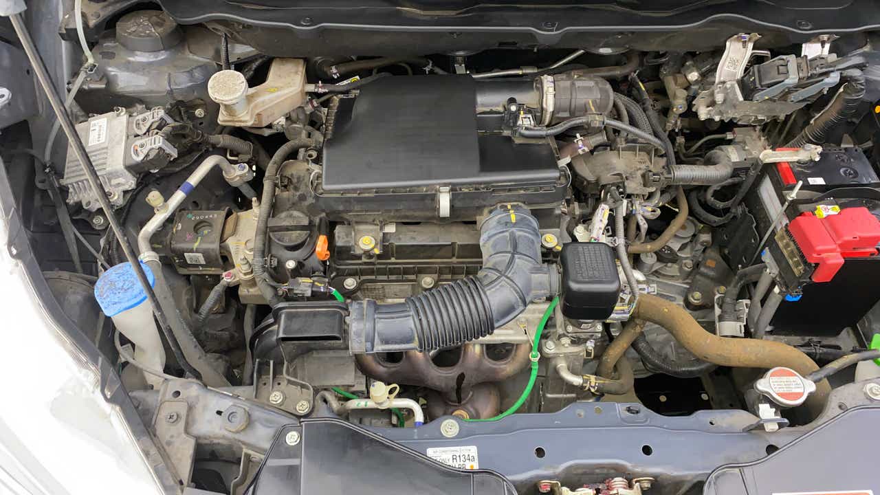 Engine bay of a Maruti Suzuki Ertiga