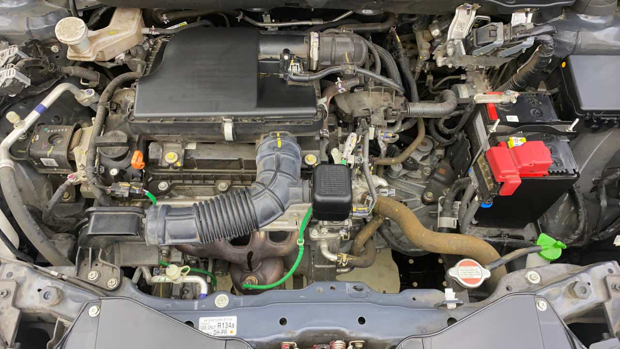 Engine bay of a Maruti Suzuki Ertiga