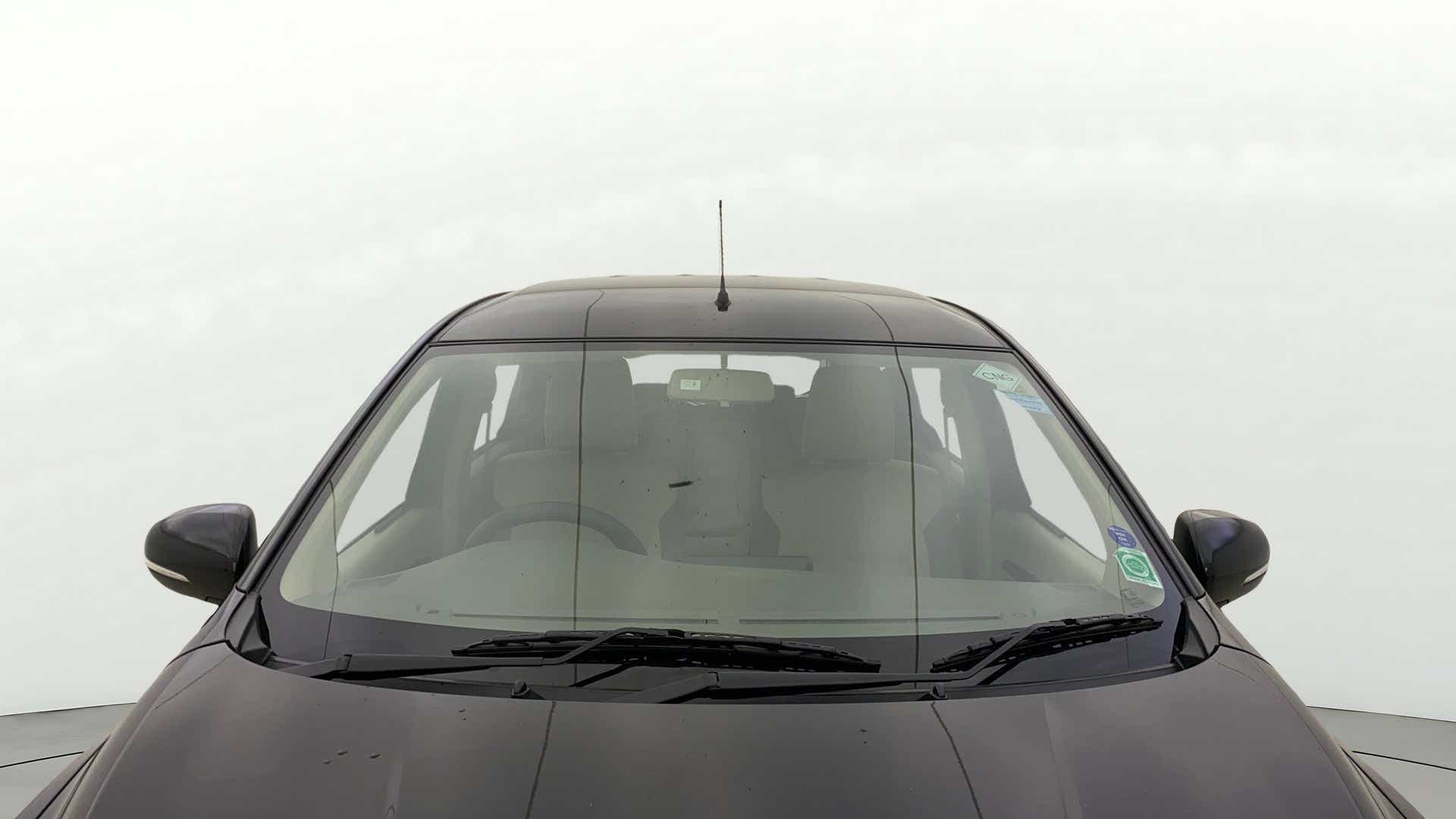 Front windshield view of a Maruti Suzuki Ertiga