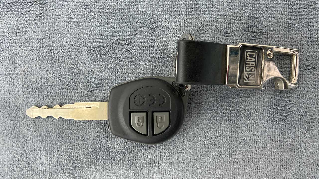 Close-up of a Maruti Suzuki Ertiga car key fob