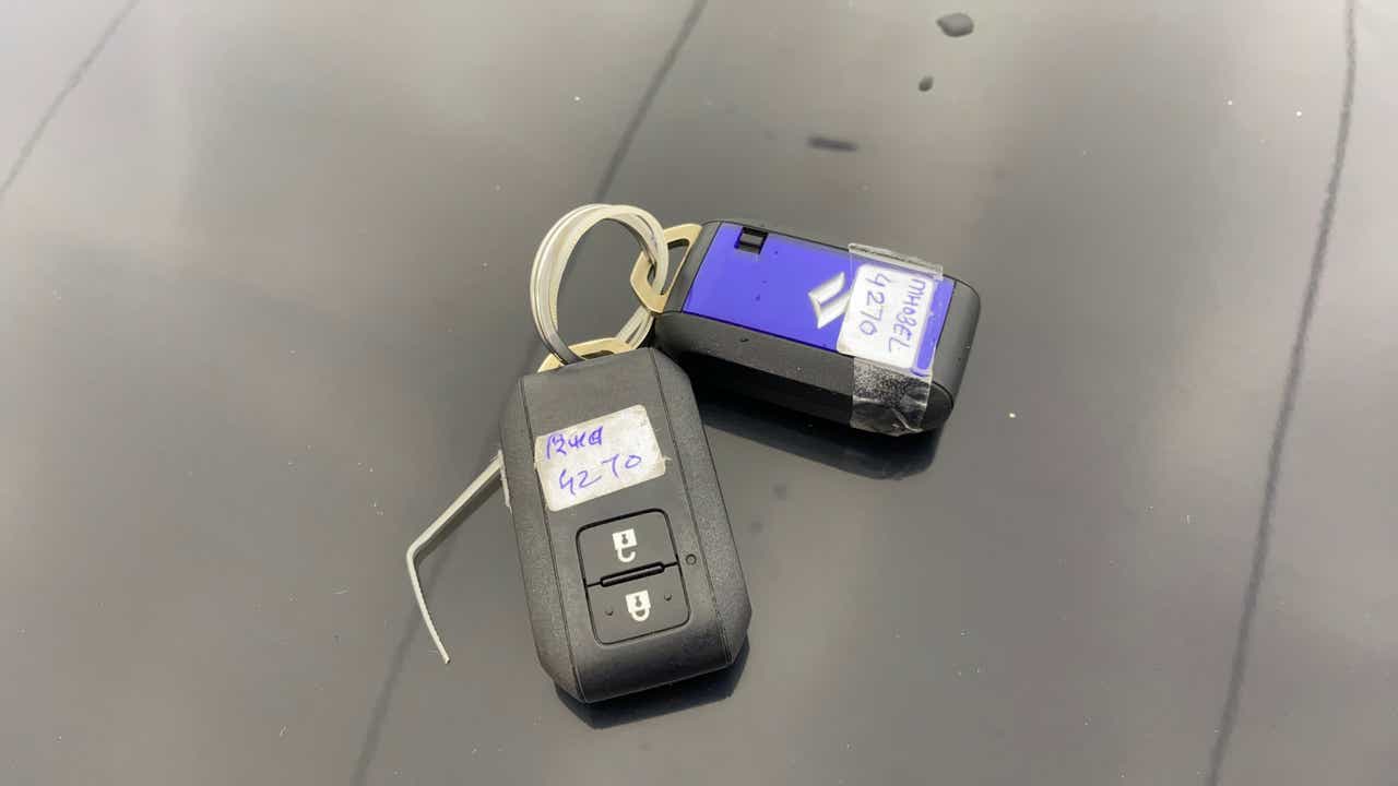Car key fobs of a Maruti Suzuki Ertiga