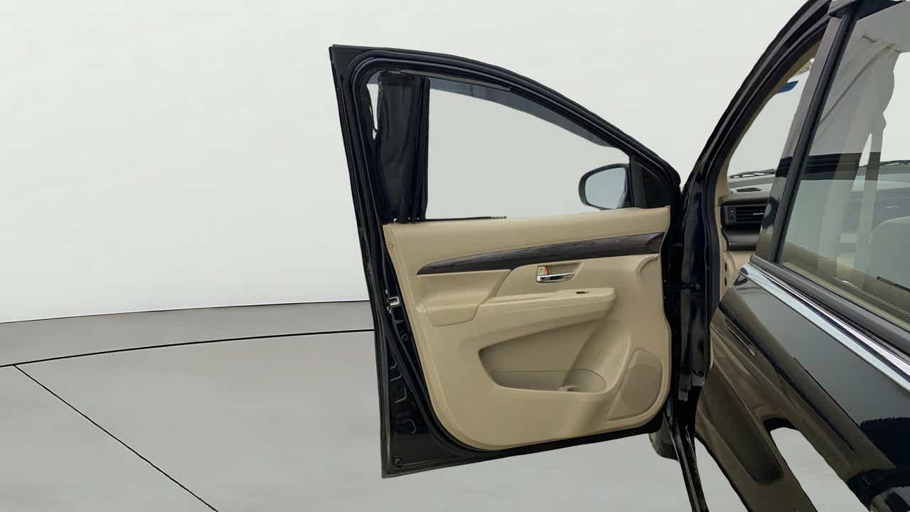 Rear left door interior of a Maruti Suzuki Ertiga