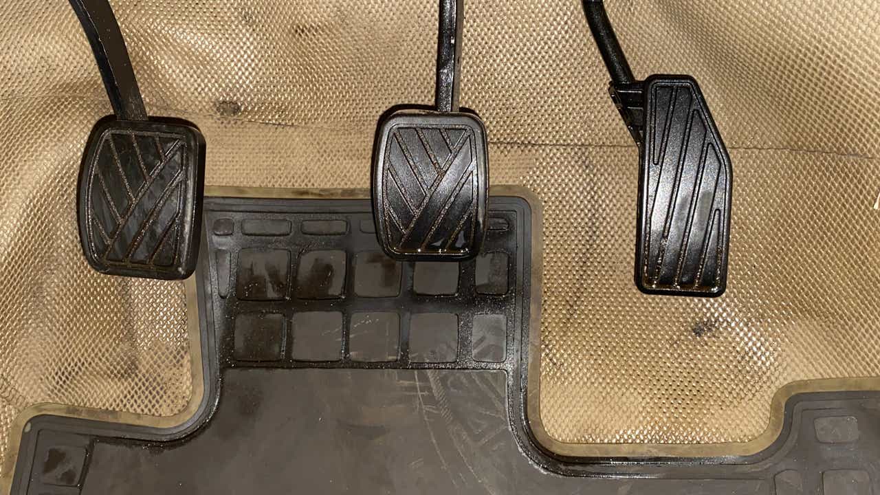 Car pedal set of a Maruti Suzuki Ertiga