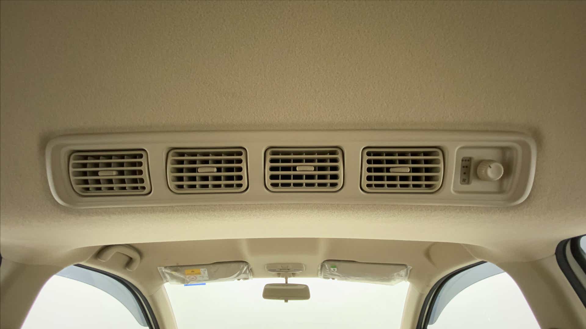 Roof ac vents of a Maruti Suzuki Ertiga