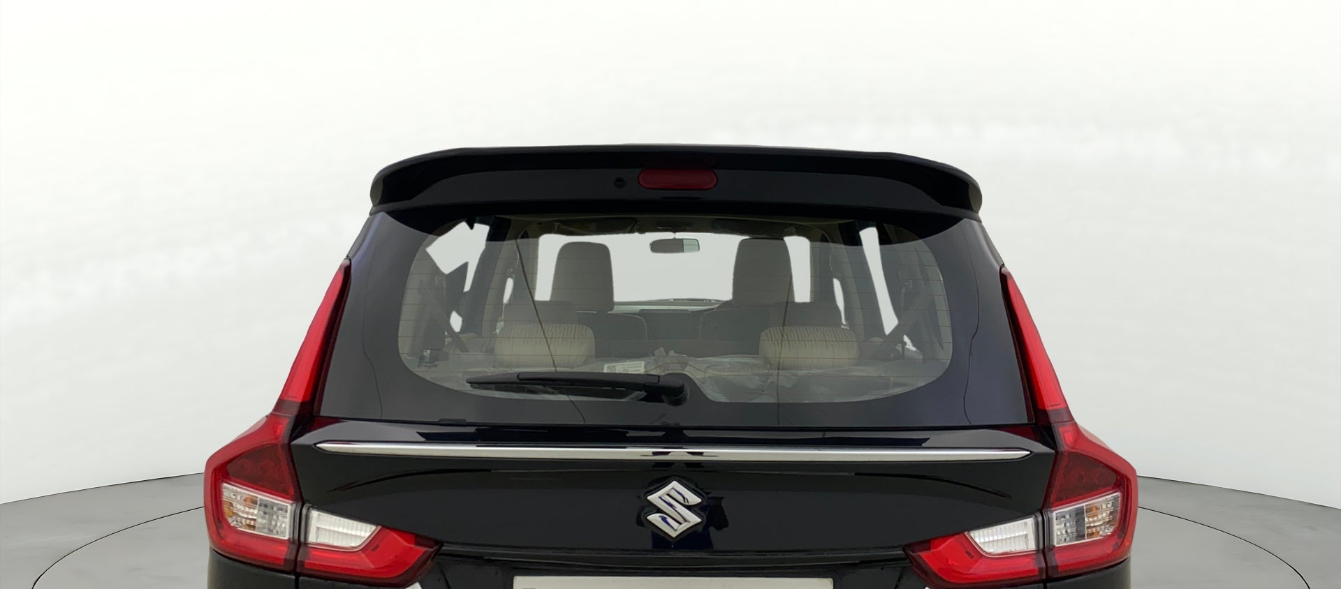 Rear view of a Maruti Suzuki Ertiga