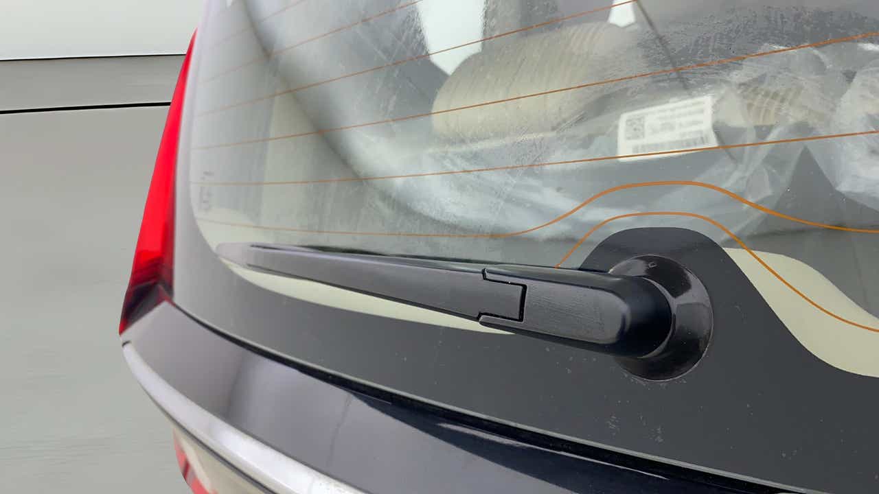 Rear wiper view of a Maruti Suzuki Ertiga