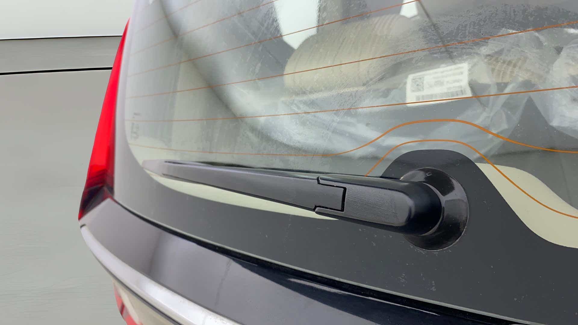 Rear wiper view of a Maruti Suzuki Ertiga