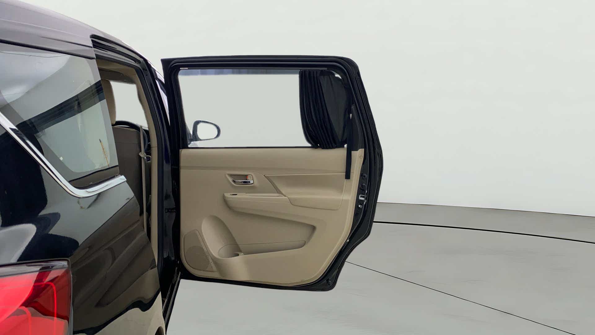 Rear left door interior of a Maruti Suzuki Ertiga