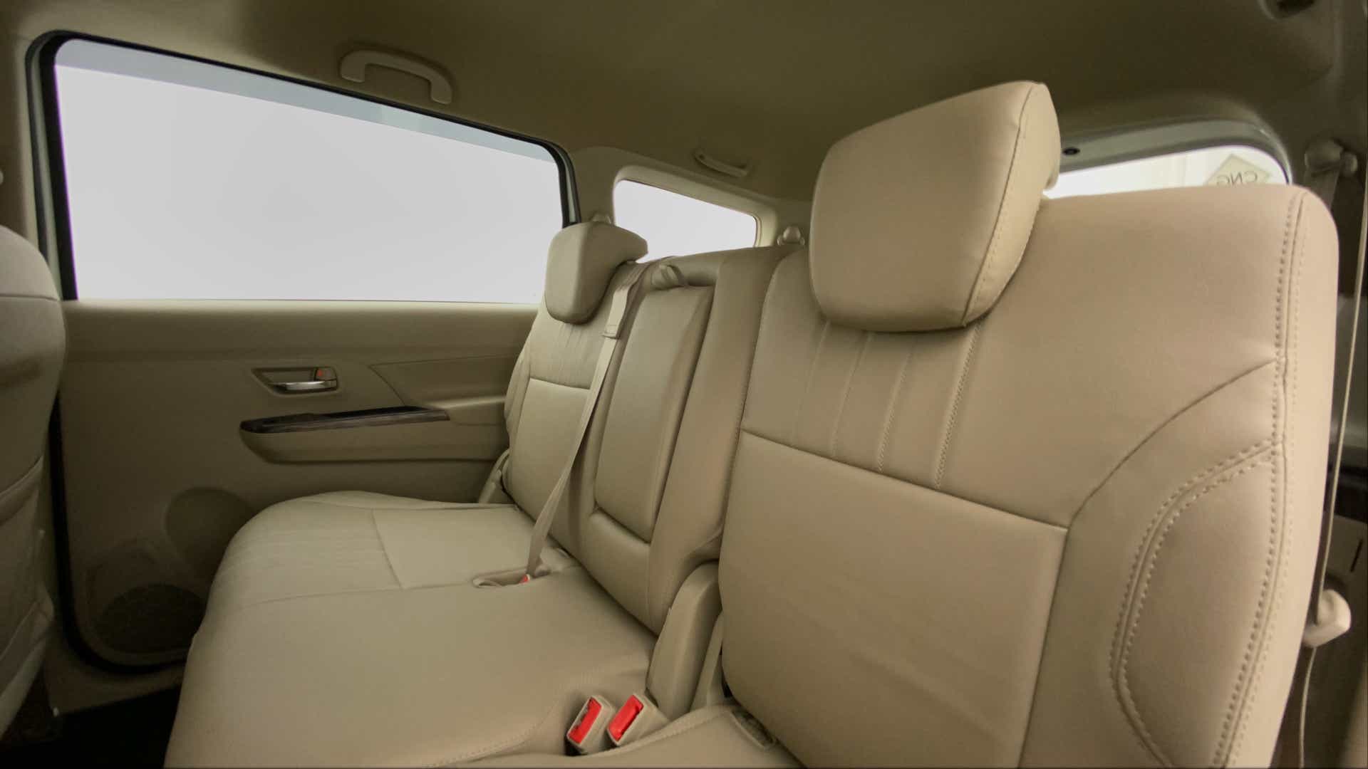 Rear seat view of a Maruti Suzuki Ertiga