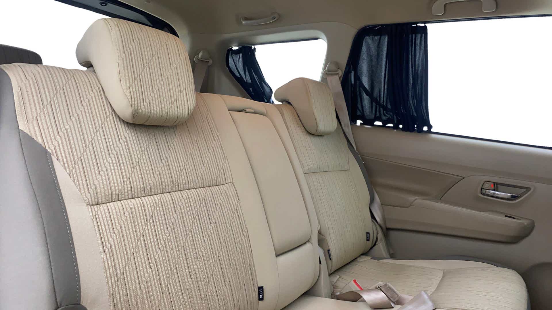 Rear seat view of a Maruti Suzuki Ertiga