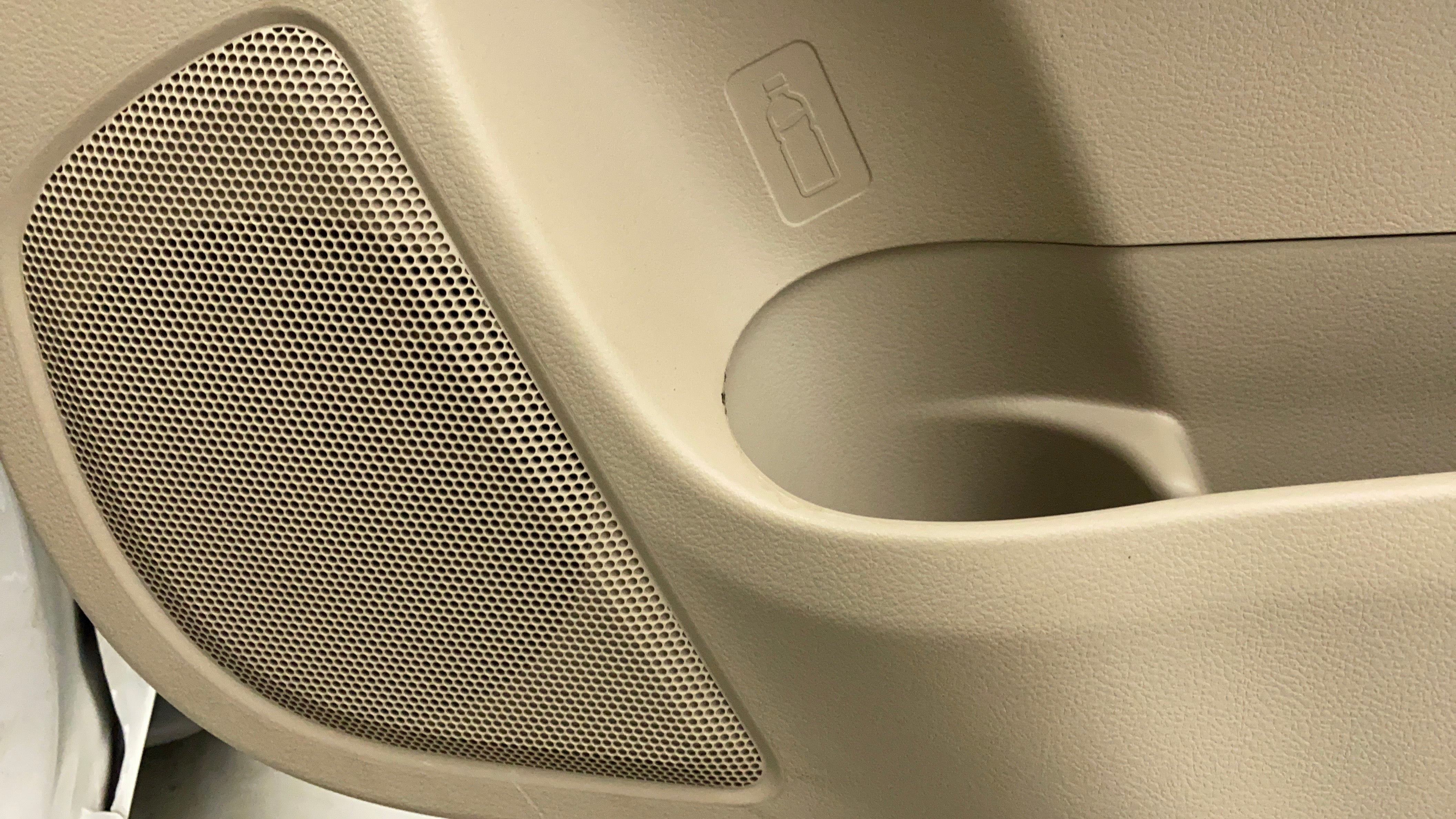 Door panel and bottle holder area of a Maruti Suzuki Ertiga