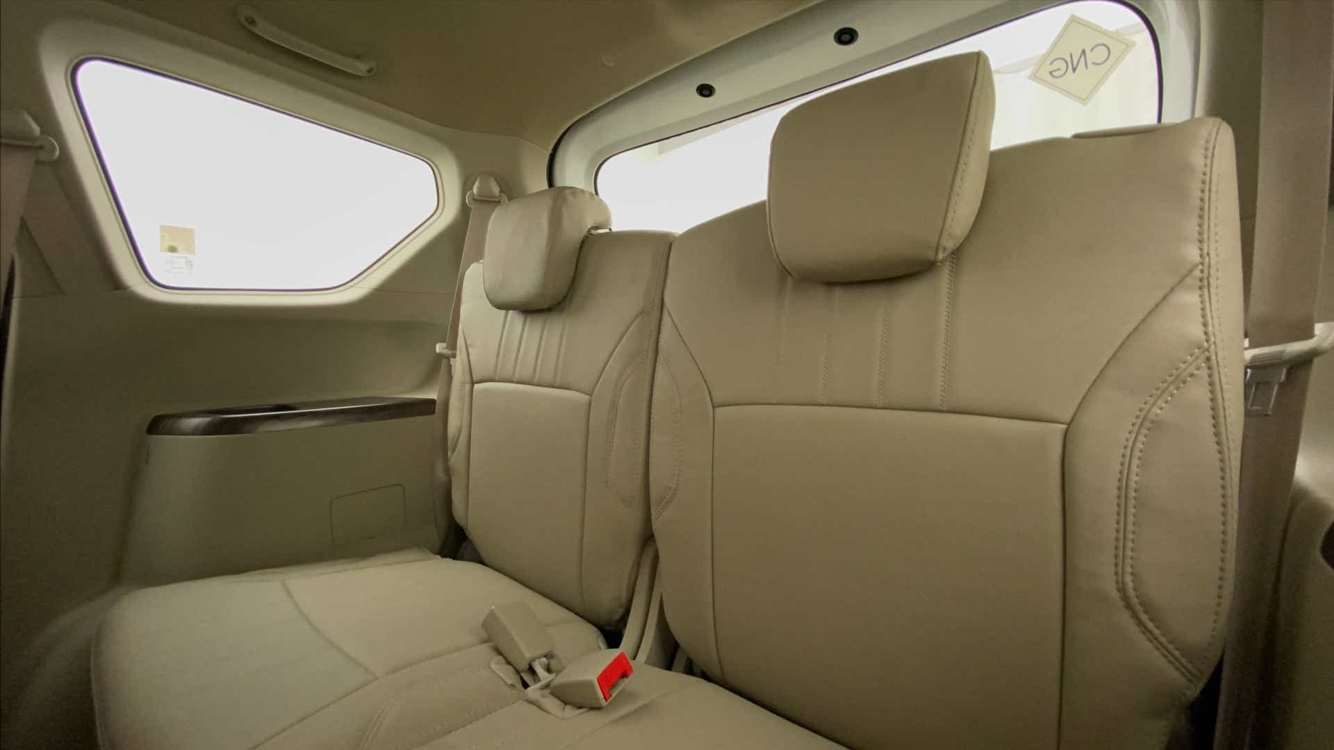 Rear seat view of a Maruti Suzuki Ertiga