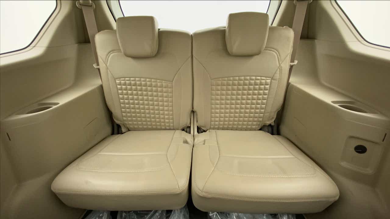 Rear seat view of a Maruti Suzuki Ertiga