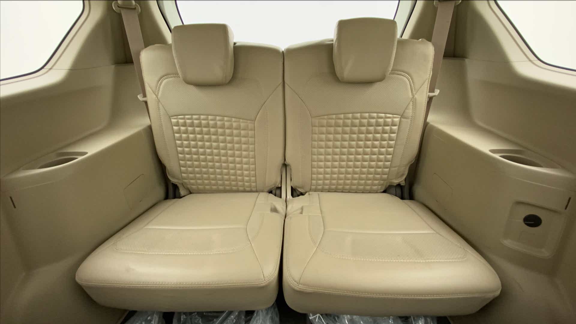 Rear seat view of a Maruti Suzuki Ertiga