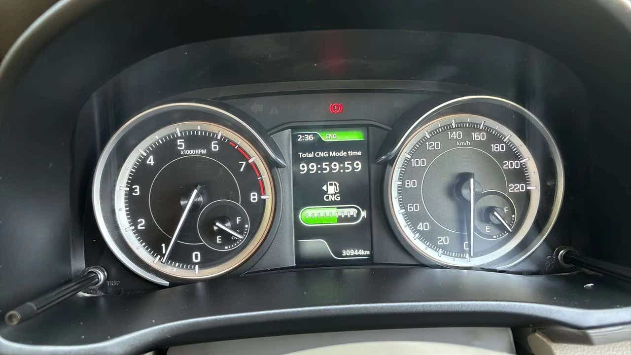 Instrument cluster of a Maruti Suzuki Ertiga