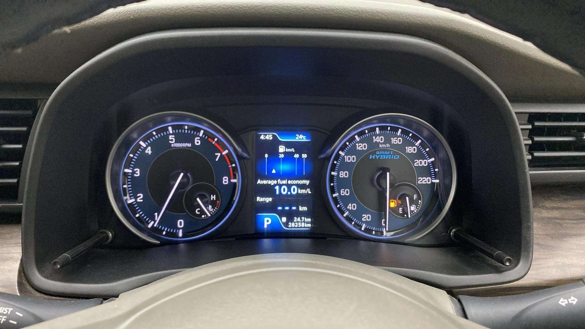Instrument cluster of a Maruti Suzuki Ertiga