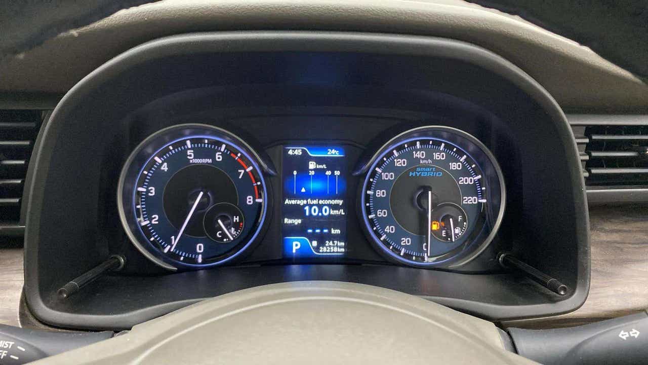 Instrument cluster of a Maruti Suzuki Ertiga
