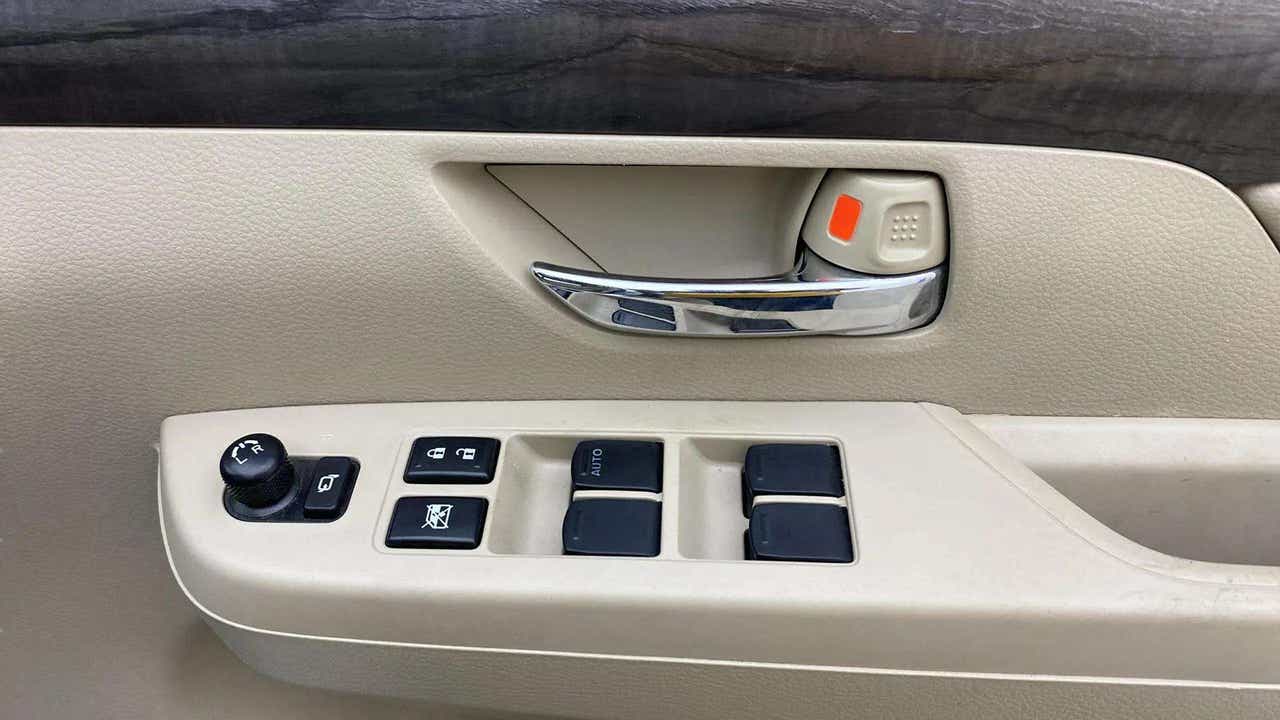 Front door controls of a Maruti Suzuki Ertiga